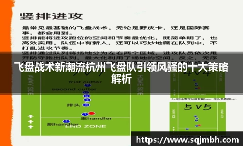 飞盘战术新潮流杭州飞盘队引领风骚的十大策略解析